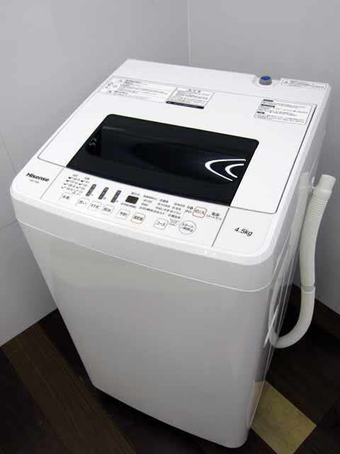 【楽天市場】ハイセンスジャパン ハイセンスジャパン 全自動洗濯機4.5kg HW-T45A | 価格比較 - 商品価格ナビ