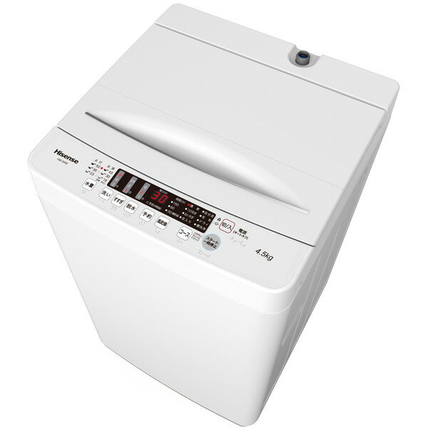 楽天市場】ハイセンスジャパン ハイセンス 4．5kg全自動洗濯機 