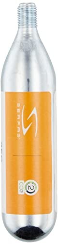 Serfas 25グラム スレッドCO2カートリッジ - 20パック