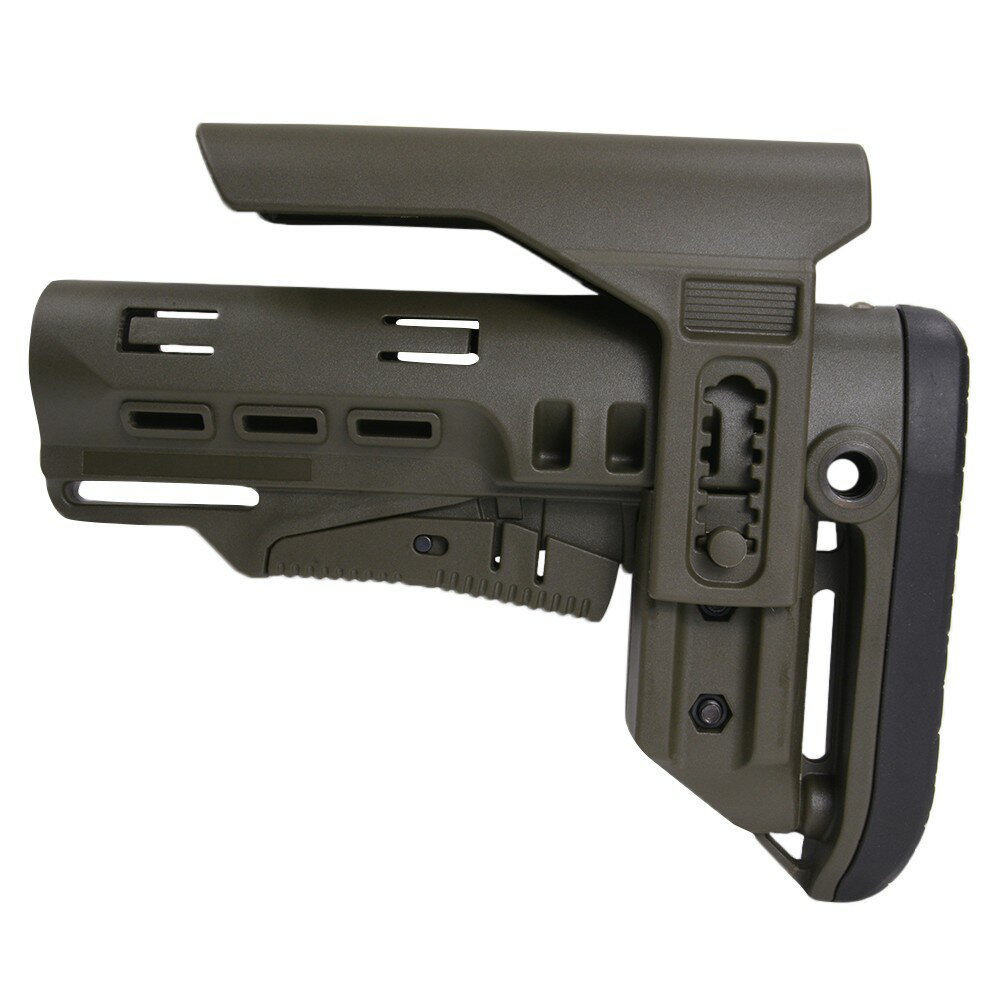 【楽天市場】デジスト DLG Tactical バットストック TBSタクティカル チークピース付 AR15対応 グリーン TACTICAL