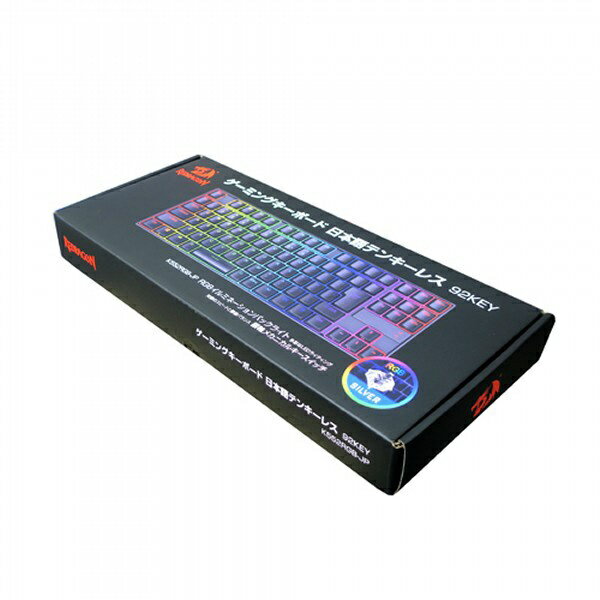 REDRAGON｜レッドラゴン ゲーミングキーボード 銀軸92KEY ブラック K552RGB-JPTI 有線 /USB
