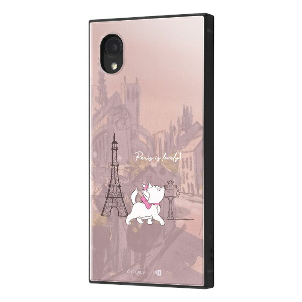 イングレム Galaxy A22 5G SC-56B 用 ディズニーキャラクター 耐衝撃ハイブリッドケース KAKU おしゃれキャット_名作 IQ-DGA22K3TB/MA1
