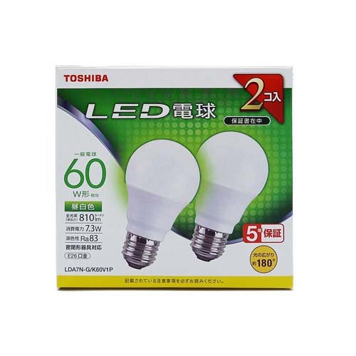 楽天市場】NVC Lighting Japan TOSHIBA LDA7N-G/K60V1P | 価格比較 - 商品価格ナビ