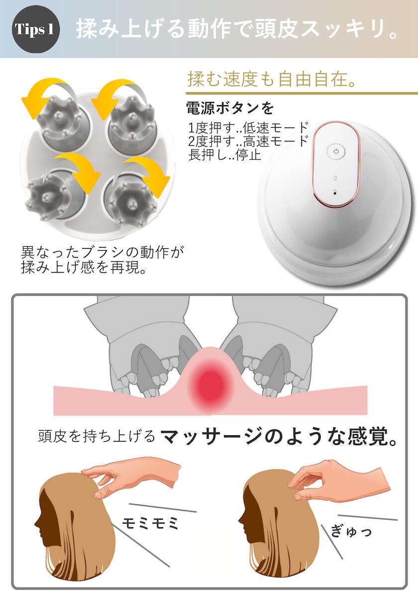 楽天市場】LIworld(同) Liworld 頭皮マッサージ器 KAS-1 | 価格