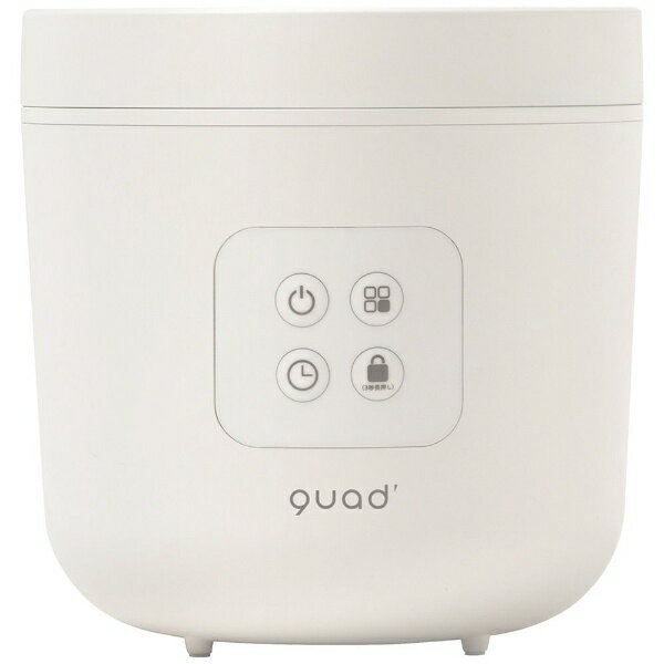 quad' スチーム式加湿器 ホワイト quad' スチーム式加湿器 ホワイト QUADS公式】スチーム加湿器 大