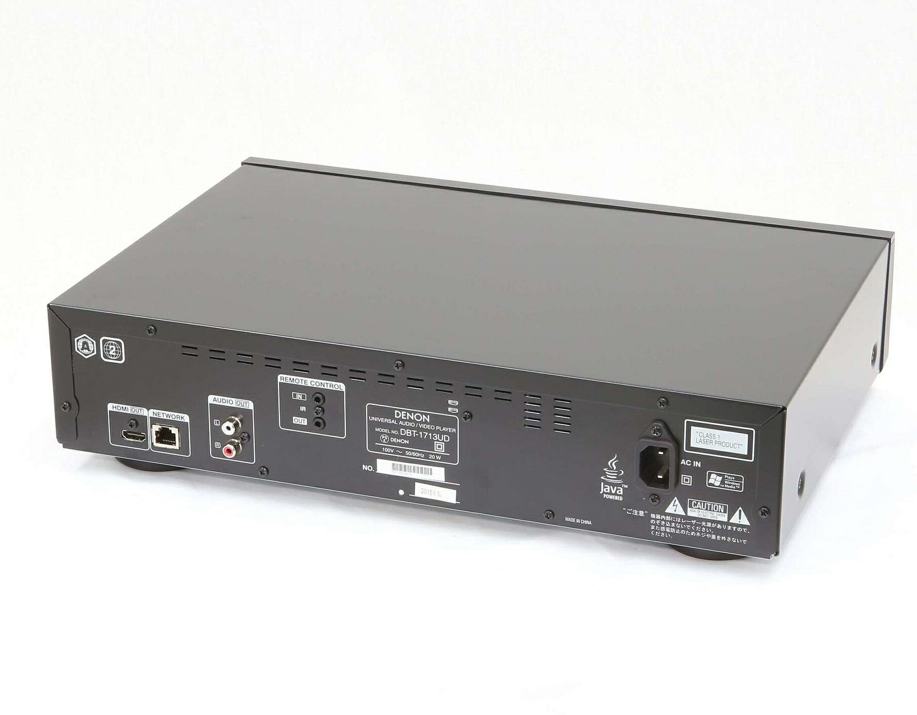 デノン ブルーレイディスクプレーヤー DBT-1713UD-K