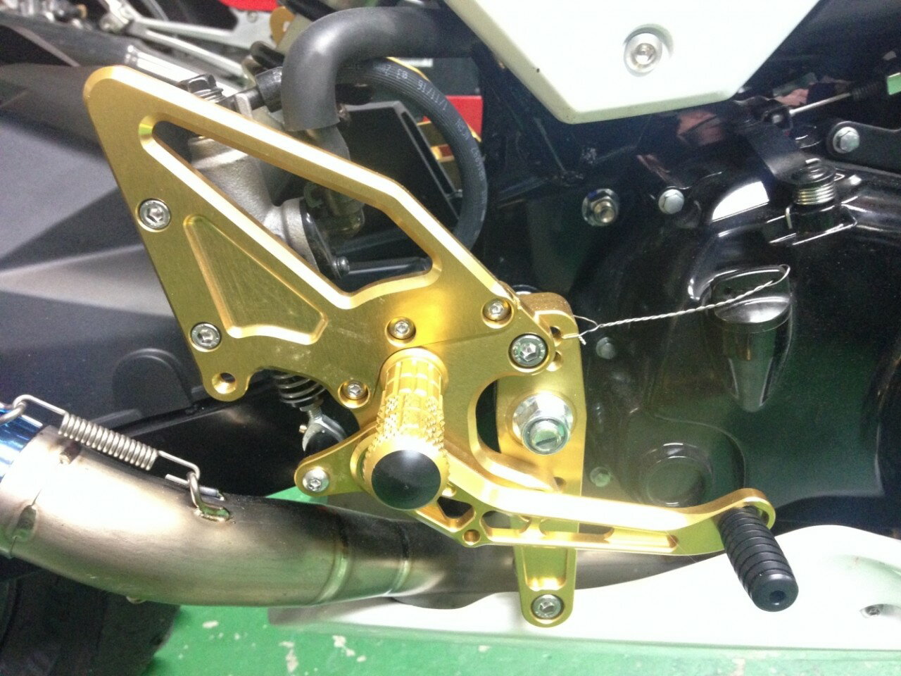 ZX-10R 11-21 K-Factory バックステップ ブレーキマスター付き 油圧 