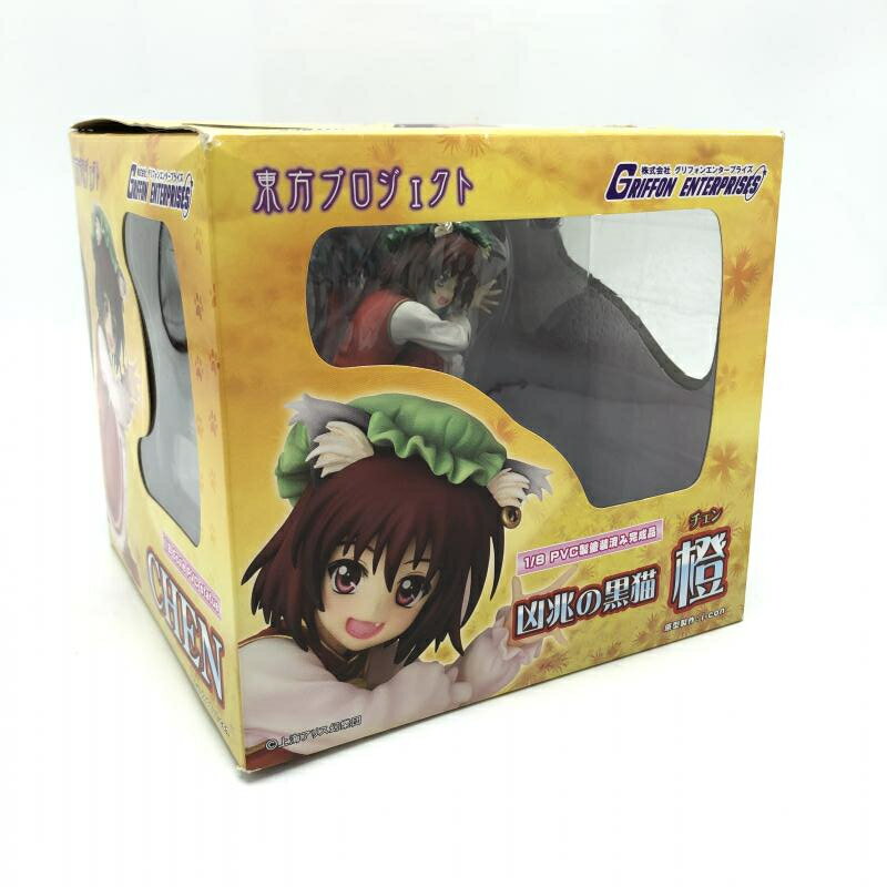 楽天市場】東方プロジェクト 1/8 凶兆の黒猫 橙(チェン) 完成品 