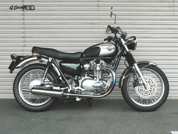 良品♪W650/W400 BEET NASSERT-TRAD ステンレスマフラー♪ w650 BEET