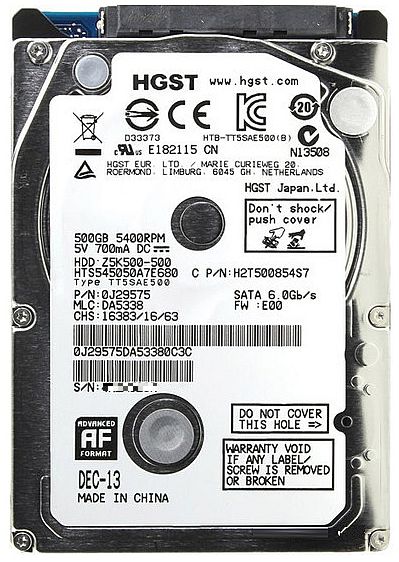 楽天市場】アーキサイト hgst 日立 2.5inch hdd b sata bps 厚 b 5400回転 hts545050b7e660 |  価格比較 - 商品価格ナビ