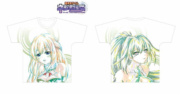 楽天市場 Arma Bianca アニメ 超次元ゲイム ネプテューヌ ベール グリーンハート Ani Art フルグラフィックtシャツユニセックス M グッズ 価格比較 商品価格ナビ