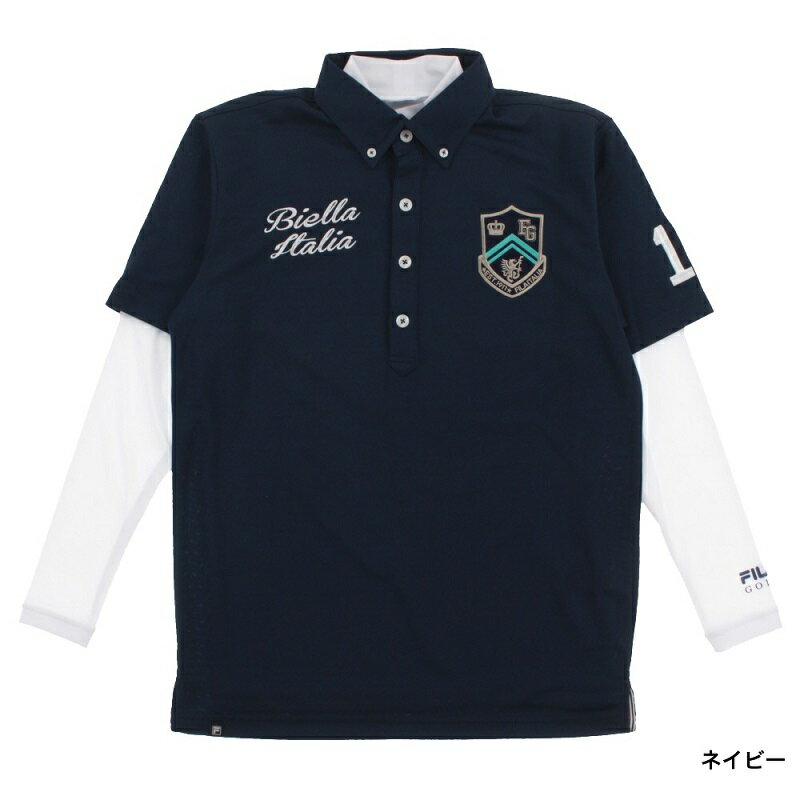 楽天市場】ニッキー フィラゴルフ FILA GOLF メンズ インナー付きポロシャツ Mサイズ/ネイビー 780500 | 価格比較 - 商品価格ナビ