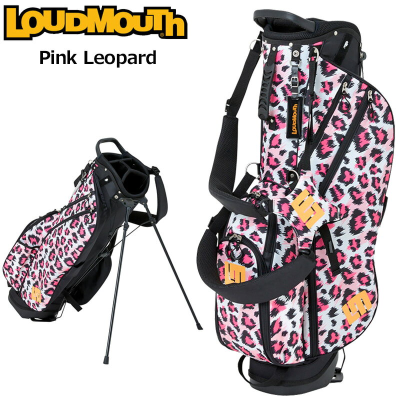 楽天市場】ニッキー Loudmouth 8.5型 スタンドキャディバッグ Pink