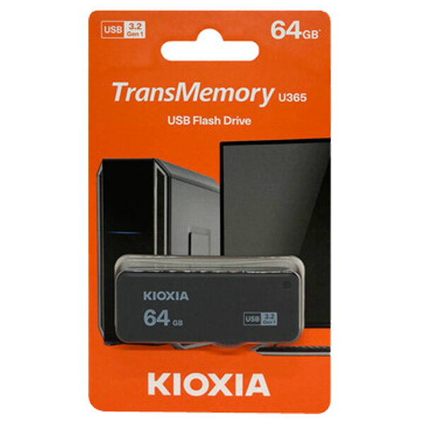 楽天市場】キオクシア KIOXIA 64GB USBメモリ USB3.2 Gen1 TransMemory U365 スライド式 ブラック  LU365K064GC4 | 価格比較 - 商品価格ナビ