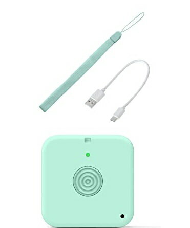 お知らせボタン付きMIXI みてねみまもりGPS 第3世代 バッテリー2000mAh 子供向けGPS 日本PTA推薦商品 迷子防止の小型GPS ストラップ・充電ケーブル付き お知らせボタン第3世代 グリーン