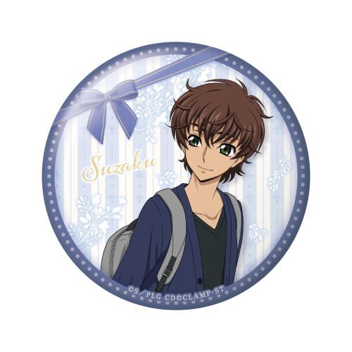 【コードギアス】ルルーシュ＆スザク 描き下ろし缶バッジセット アーサー ver. コードギアス】ルルーシュ＆スザク 描き下ろし缶バッジセット