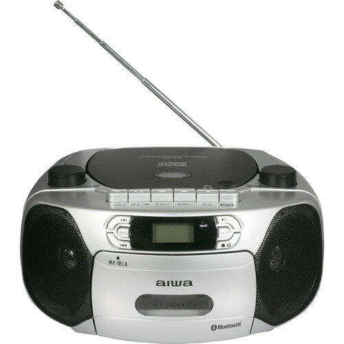 楽天市場】KINUJO JAPAN aiwa CDラジカセ CSD-B40 シルバー