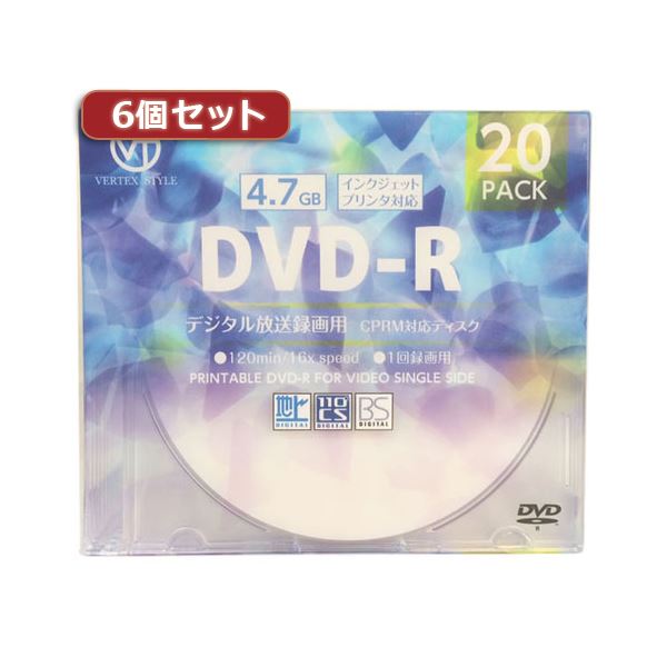 楽天市場】アッシー VERTEX DVD-RVideo with CPRM 1回録用 120分 1-16 