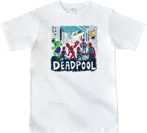 楽天市場】インロック デッドプール＆ウルヴァリン/ Tシャツ 白