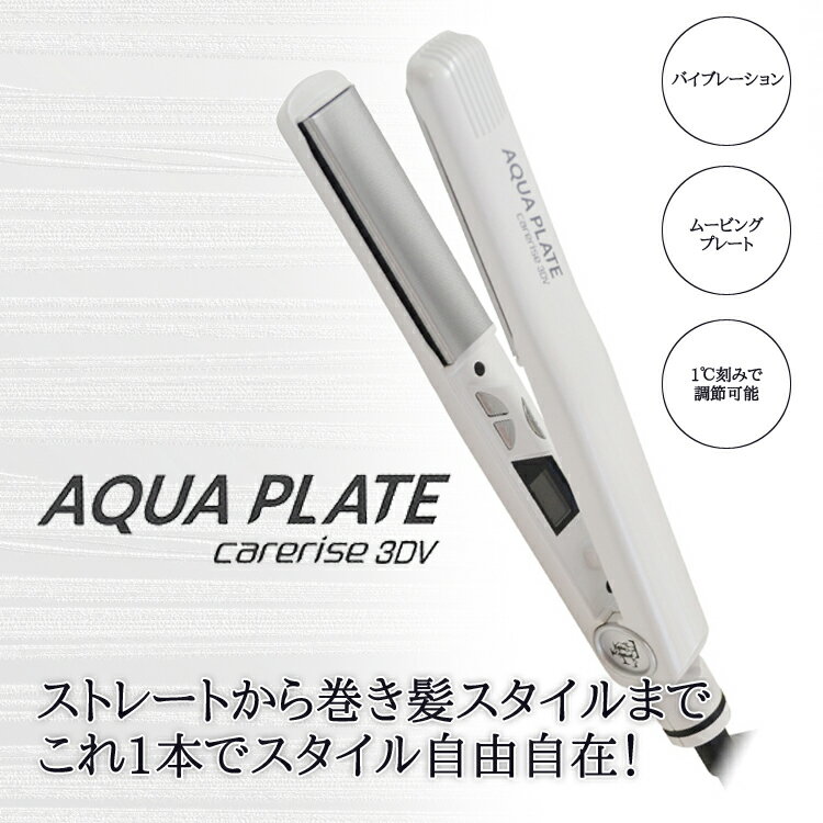 ケアライズ 3DV-AQUA PLATE ストレートアイロン ケアライズ 3DV AQUA PLATEヘアアイロン(SI-100V) その他の通販