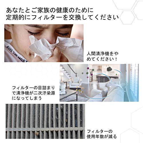 KTJBESTF 空気清浄機用フィルター KAC017A4 5枚入 互換品
