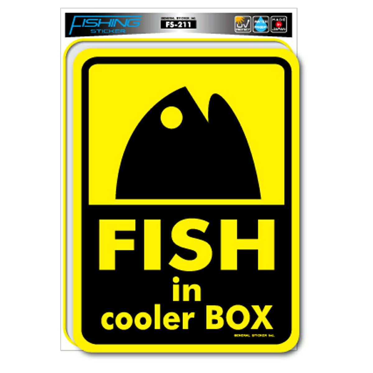 楽天市場 ゼネラルステッカー Fs 211 釣りステッカー Fish In Cooler Box 大 価格比較 商品価格ナビ