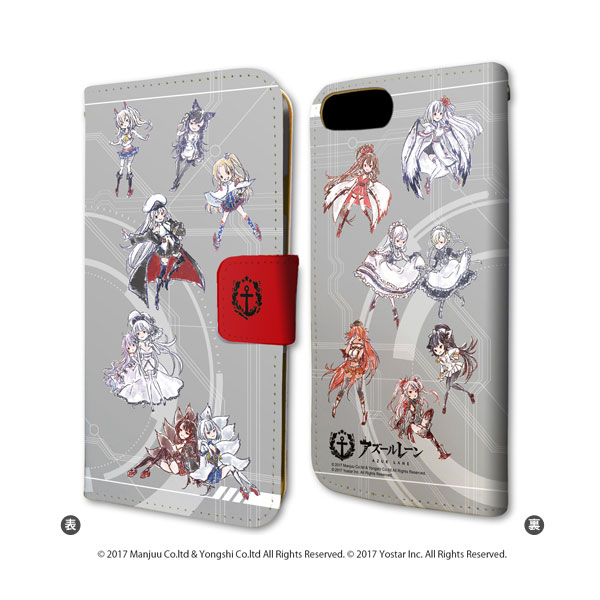 楽天市場 A3 手帳型スマホケース Iphone6 6s 7 8兼用 アズールレーン 01 集合 グラフアートデザイン A3 価格比較 商品価格ナビ