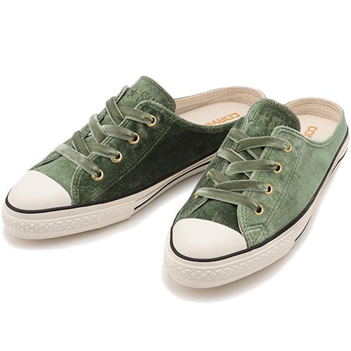 楽天市場 コンバースジャパン コンバース Converse レディース スニーカー チャックテイラー オールスター S ベルベット ミュール Ox カーキ 価格比較 商品価格ナビ