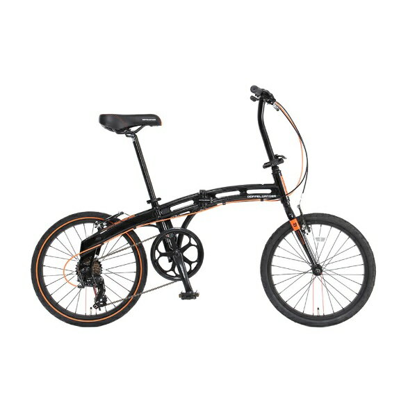 【楽天市場】ビーズ doppel ganger 20型 折りたたみ自転車 blackmax series 202-dpジェットブラック