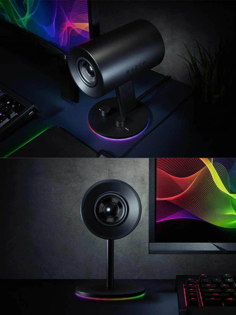 【美品】RAZER NOMMO CHROMA 2.0ゲーミングスピーカー Amazon.co.jp: Razer Nommo フルレンジ 2.0ch ゲーミング