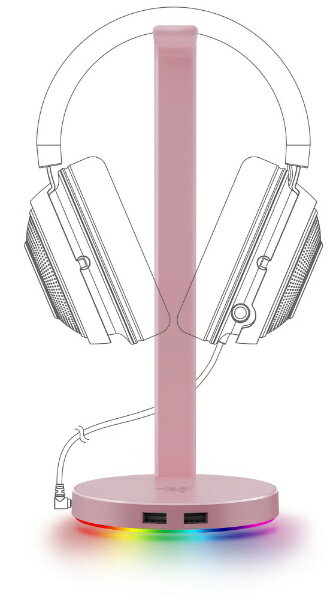 razer ヘッドホンスタンド　ピンク Amazon.co.jp: Razer Base Station Chroma Quartz Pink