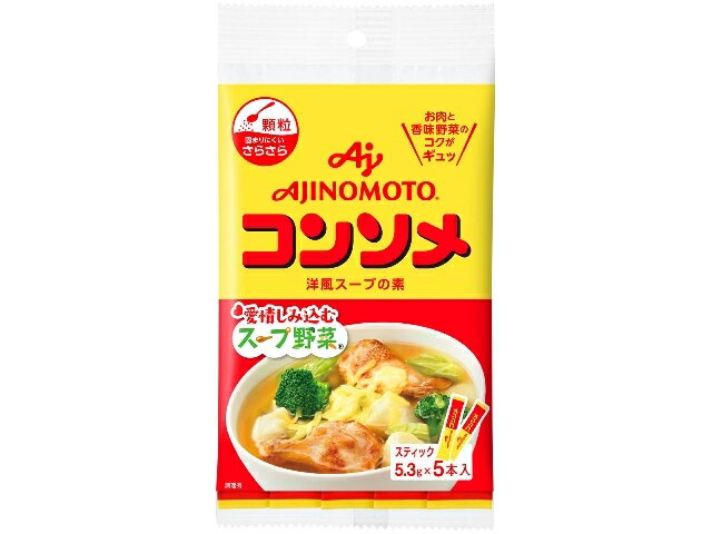 楽天市場 味の素 味の素 味の素ｋｋコンソメ 顆粒スティック５本入袋 価格比較 商品価格ナビ