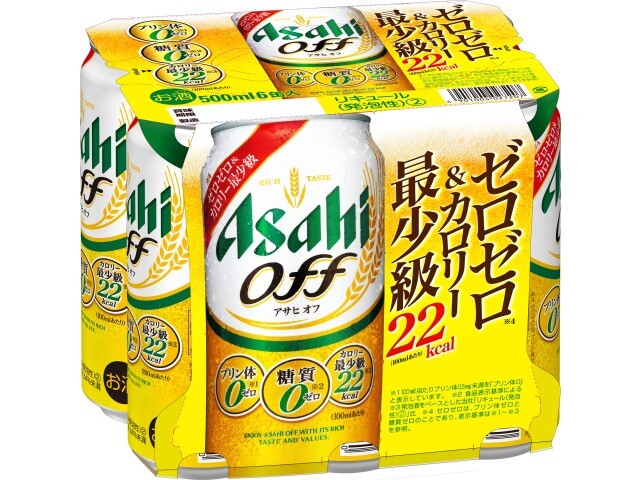 楽天市場】アサヒビール アサヒオフＱ缶３５０ｍｌ ６缶パック | 価格比較 - 商品価格ナビ