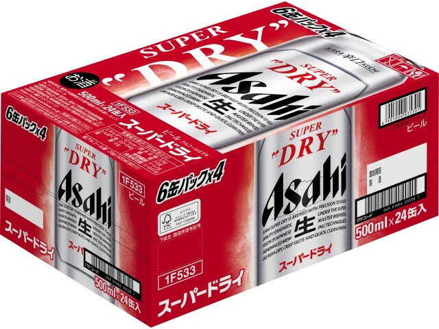 【新着】Asahi スーパードライ 500ml 6缶パック×4 スーパードライ アサヒスーパードライ 500ml 6本パック×4【5,000円以上