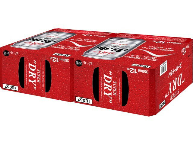 アサヒ - ②ハルト W12》スーパードライ350/500ml各24缶２箱セット ビール｜アサヒ スーパードライ ドライクリスタル 500ml 缶 24本