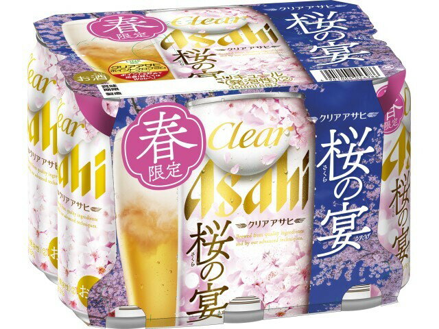 【楽天市場】アサヒビール アサヒビール クリア 桜の宴 缶350ml 6×4 | 価格比較 - 商品価格ナビ