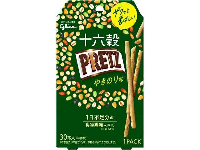 楽天市場】江崎グリコ グリコ 十六穀プリッツ やきのり味 24g | 価格