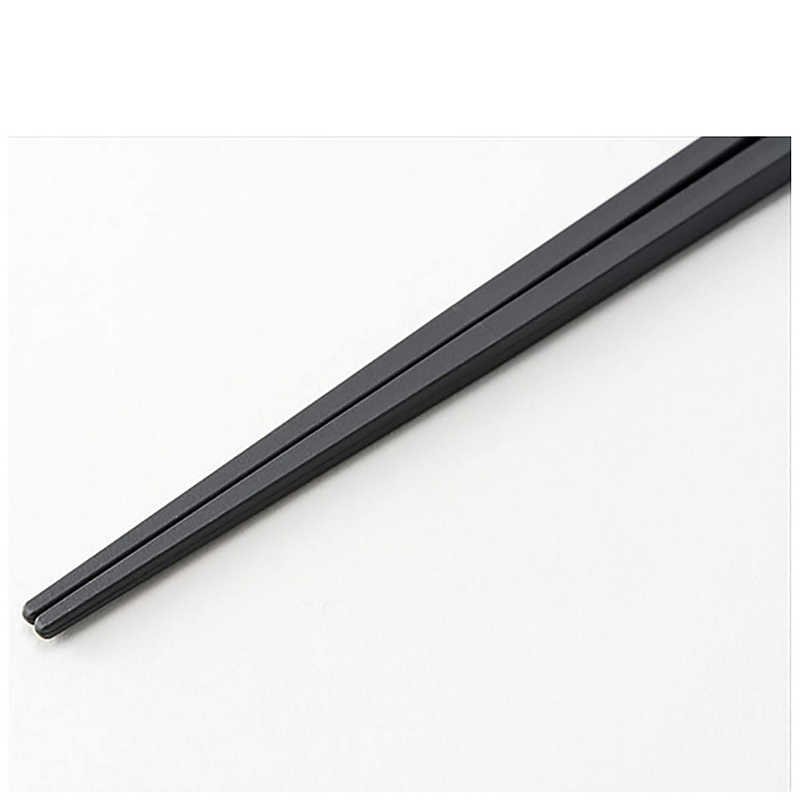 耐熱六角箸 黒 22.8cm(5膳入)
