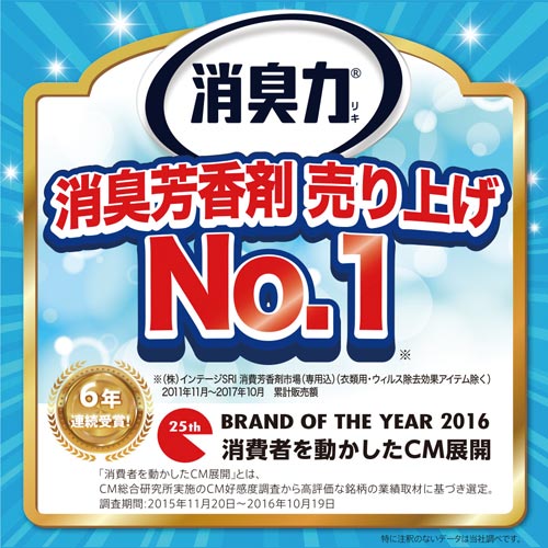 お部屋の消臭力 タバコ用 アクアシトラス 400ml