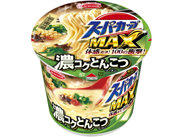 エースコック スーパーカップ１．５倍 豚キムチラーメン １０７ｇ １２食 １ケース