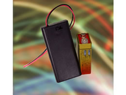 朝日電器 ELPA UM-SC006NH SW付カバー付電池ボックス9V エルパ スイッチ付