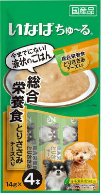 楽天市場】いなば食品 いなば 犬用ちゅ～る 総合栄養食 とりささみ