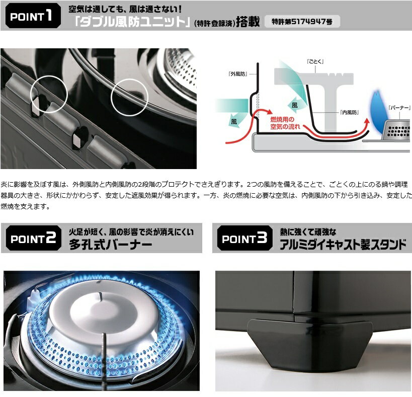 Iwatani カセットフー タフまる CB-ODX-1