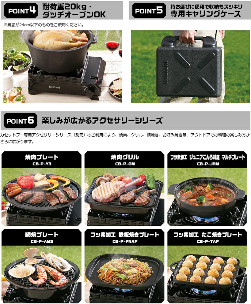 Iwatani カセットフー タフまる CB-ODX-1