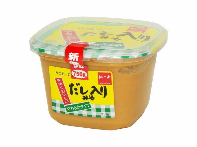 楽天市場】岩田醸造 岩田醸造 紅一点 だし入りみそ タッチポン付 750g | 価格比較 - 商品価格ナビ