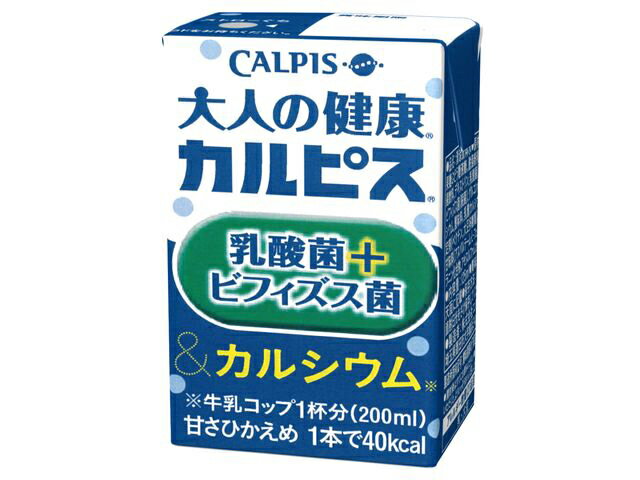 楽天市場】エルビー 大人の健康・カルピス 乳酸菌+ビフィズス菌＆カルシウム・鉄分(125ml*24本入) | 価格比較 - 商品価格ナビ