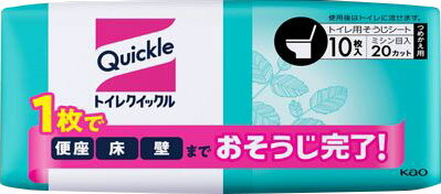 【楽天市場】花王 トイレクイックル トイレ掃除シート 詰め替え(10枚入) 価格比較 商品価格ナビ
