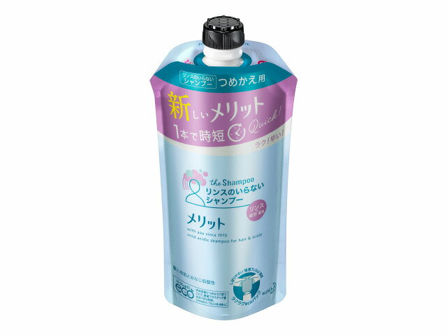 楽天市場 花王 メリット リンスのいらないシャンプー つめかえ用 340ml 価格比較 商品価格ナビ