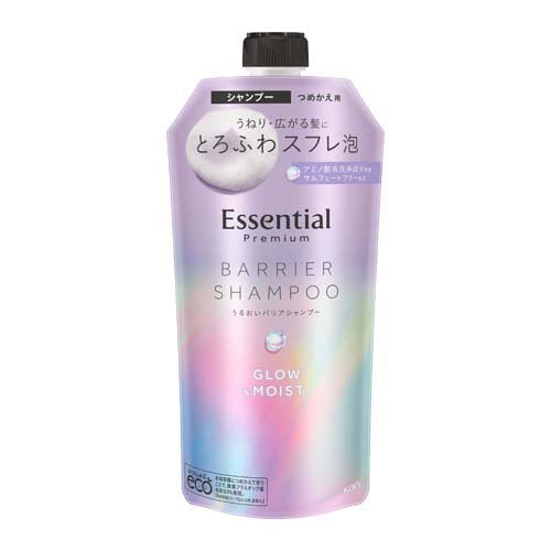 関連商品：エッセンシャル プレミアム うるおいバリアシャンプー グロウ＆モイスト つめかえ用 340mlの商品画像