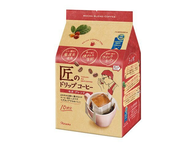 楽天市場】片岡物産 片岡物産 匠のドリップコーヒー モカブレンド １０Ｐ | 価格比較 - 商品価格ナビ